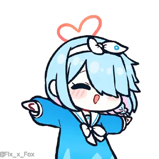 🥳 emoji Iris [HITLER] Anime pack 2 @YourSinnerMommy Telegram sticker 12 of 50