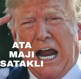 😡 emoji @SabseZyadaOverSmart 's Donald Trump Sticker pack Telegram sticker 12 of 32