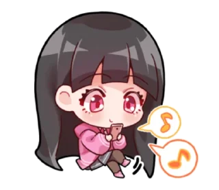 🎶 emoji Angeldevil @miangeldevil Telegram sticker 24 of 43