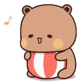 🐻‍❄️ emoji Bubu and Dudu @BubuDuduBears Telegram sticker 17 of 20