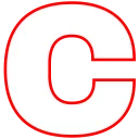 Sticker from alphabet
