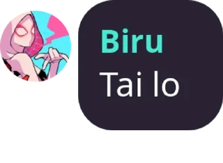 💐 emoji Punya biru Telegram sticker 17 of 28
