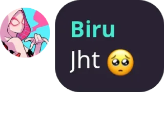 💐 emoji Punya biru Telegram sticker 10 of 28