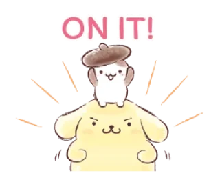 🍮 emoji Pompompurin — @slyhterin Telegram sticker 15 of 25