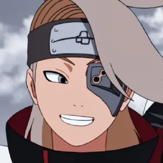 😄 emoji @stikeranimex - deidara Telegram sticker 17 of 27