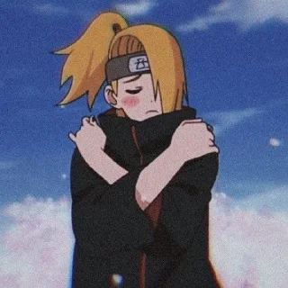 😄 emoji @stikeranimex - deidara Telegram sticker 9 of 27