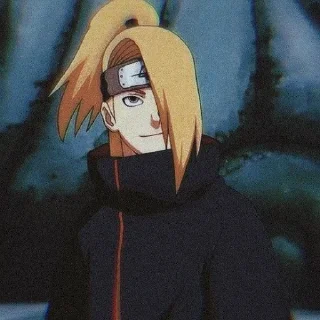 😄 emoji @stikeranimex - deidara Telegram sticker 19 of 27