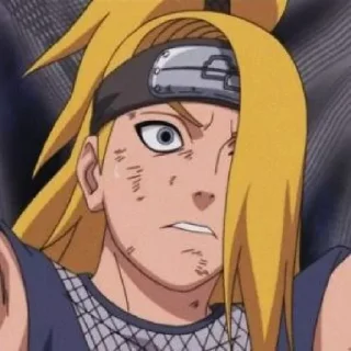 😄 emoji @stikeranimex - deidara Telegram sticker 15 of 27