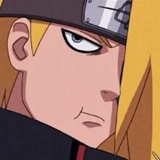 😄 emoji @stikeranimex - deidara Telegram sticker 13 of 27