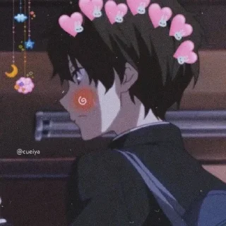 🖤 emoji 𝘊𝘶𝘵𝘪𝘦𝘴 ♡´`♡ { @Ikku2311} Telegram sticker 18 of 120