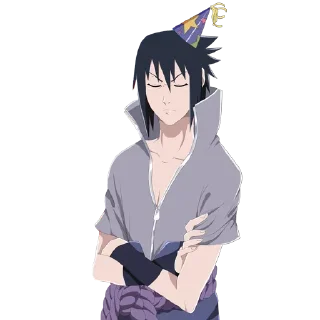 Sticker from Sasuke ┈➤ @anime_stickerspack