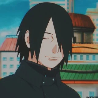 ⛩ emoji Uchiha Sasuke : @Relaynime Telegram sticker 6 of 15