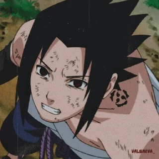 ⛩ emoji Uchiha Sasuke : @Relaynime Telegram sticker 12 of 15