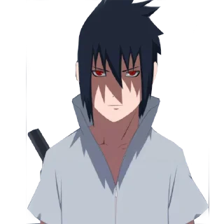 ❤️ emoji Sasuke ┈➤ @anime_stickerspack Telegram sticker 9 of 19