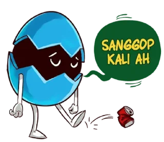😞 emoji Digy & Doy /@stickers4u2 Telegram sticker 12 of 40