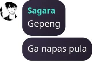 Sticker from kanjut ( kaget nan terkejut ) pack by @QuotLyBot
