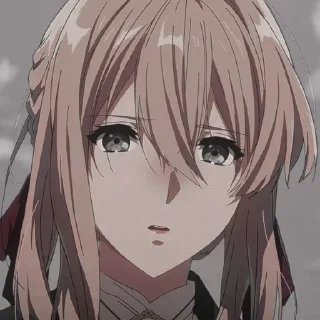 😊 emoji Violet Evergarden - @twinsxyaly Telegram sticker 1 of 38