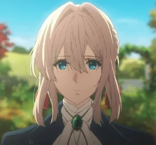 🌼 emoji Violet Evergarden || @AnimeStickerPack Telegram sticker 18 of 21
