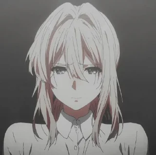 😊 emoji Violet Evergarden - @twinsxyaly Telegram sticker 7 of 38