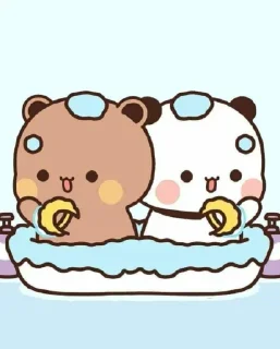 🤭 emoji mew's cute panda Telegram sticker 9 of 120