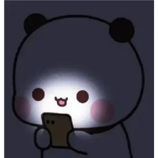 👀 emoji mew's cute panda Telegram sticker 21 of 120