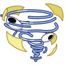 🌪 emoji Glitter Pin @GlitterUniverse Telegram sticker 23 of 25