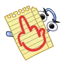 🖕 emoji Glitter Pin @GlitterUniverse Telegram sticker 10 of 25