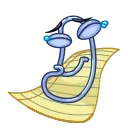 😂 emoji Glitter Pin @GlitterUniverse Telegram sticker 1 of 25