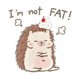 😤 emoji Muffin The Hedgehog (FULL) [ENG] @WSZB_Stickers Telegram sticker 17 of 40