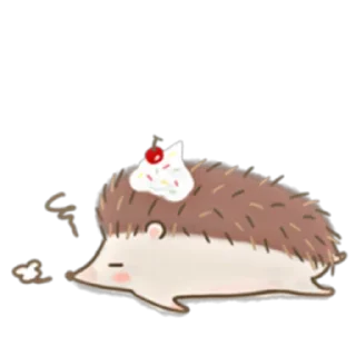 😪 emoji Muffin The Hedgehog (FULL) [ENG] @WSZB_Stickers Telegram sticker 20 of 40