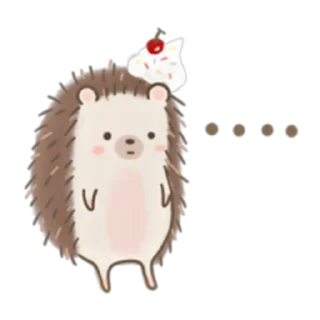💬 emoji Muffin The Hedgehog (FULL) [ENG] @WSZB_Stickers Telegram sticker 23 of 40