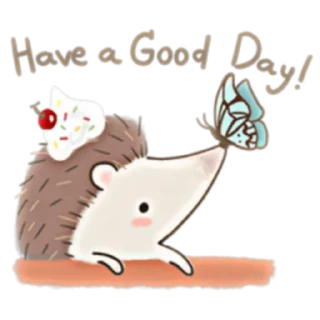 🤗 emoji Muffin The Hedgehog (FULL) [ENG] @WSZB_Stickers Telegram sticker 1 of 40