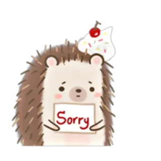 🙏 emoji Muffin The Hedgehog (FULL) [ENG] @WSZB_Stickers Telegram sticker 18 of 40