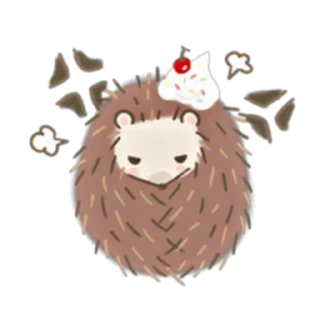 💢 emoji Muffin The Hedgehog (FULL) [ENG] @WSZB_Stickers Telegram sticker 7 of 40