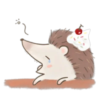 😴 emoji Muffin The Hedgehog (FULL) [ENG] @WSZB_Stickers Telegram sticker 19 of 40