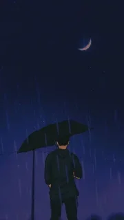 ☔ emoji Aesthetic pics || @few_wordss Telegram sticker 5 of 24