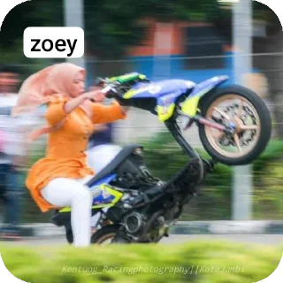 🏍 emoji Ara ara Telegram sticker 9 of 11