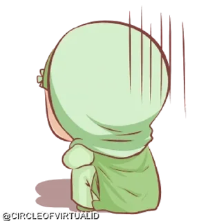 😡 emoji @CIRCLEOFVIRTUALID hijab girl Telegram sticker 5 of 39