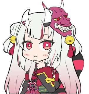 Sticker from Nakiri Ayame ➜ @animee_stickers