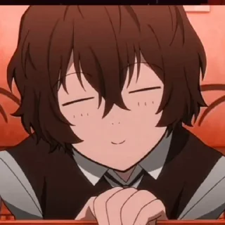 🍿 emoji Dazai Osamu Telegram sticker 23 of 28