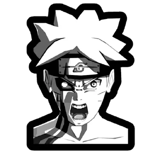 😡 emoji Anime Telegram sticker 18 of 62