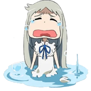 😭 emoji Anime Telegram sticker 5 of 62