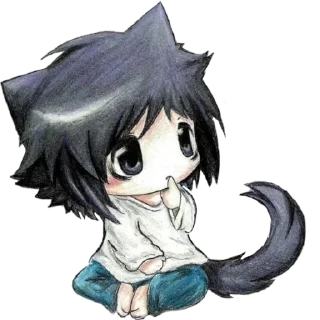 🐺 emoji L(@Ryuzaki_the_best) Telegram sticker 16 of 39