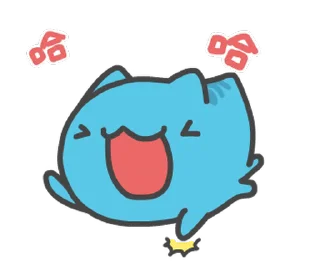 😂 emoji 貓貓蟲咖波:喵喵叫 @moe_sticker_bot Telegram sticker 20 of 24