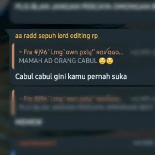 😁 emoji kebiasaan anak rp 𖤝 ۪۪ ݁ ℛevan Telegram sticker 14 of 35