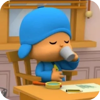 Sticker from pocoyo