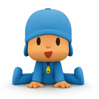 😆 emoji pocoyo >< Telegram sticker 13 of 19