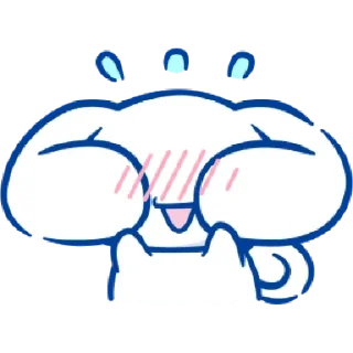 😀 emoji sanrio cinnamoroll Telegram sticker 5 of 15