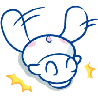 😀 emoji sanrio cinnamoroll Telegram sticker 3 of 15