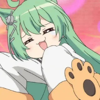 Sticker from Aki-Chan's Embezzled merchandise